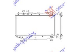 Ψυγειο 2.0 D4d +/-AC (37.5x73.8x25) (KOYO) Toyota Rav 4 (XA20) 00-05 - 014806325