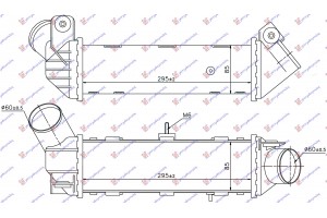 Ψυγειο Intercooler 1.8T Βενζινη -1.9TDI Πετρελαιο (29x-90x85) Seat Ibiza 99-02 - 015306210