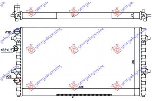 Ψυγειο 1.8-20V Turbo (64,8x37,7x34) Seat Ibiza 99-02 - 015306310