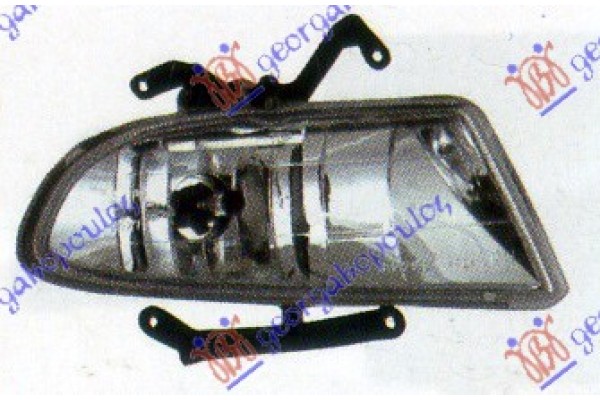 Δεξια Προβολεας Ομιχλης Λευκος 01-02 Hyundai Accent Sdn 99-02