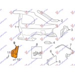 Θολος Πισω Πλαστικος (ΛΑΣΠΩΤΗΡΑΣ) (Γ) Δεξια Hyundai Accent H/B 99-02 - 015600856