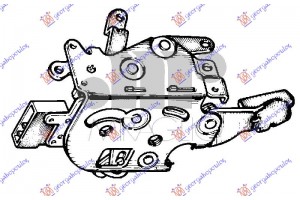 Κλειδαρια Πορτας Εμπρος ΗΛΕΚΤ/ΚΗ Δεξια Lancia Y10 84-91 - 016007621