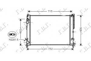 ΨΥΓ.1.6-2.0/1.9DTI +A/C(63.4x45)(ΠΑΡ.0Δ) Renault Espace 92-03 - 069206310
