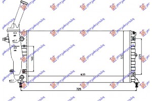 Ψυγειο 1.2 8V/16V +/-AC 00-03 (63,5x32,5)XB (MAHLE BEHR) Lancia Y 96-03 - 016606325