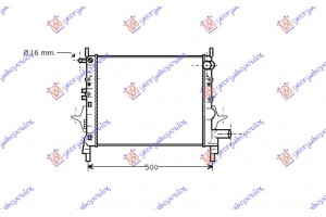 Ψυγ 1,1cc I 8V-1.2cc 16V (43x37,7)X/AC (VALEO CLASSIC) Renault Twingo 98-00 - 016906305