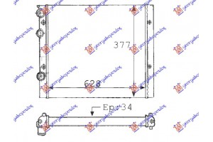 Ψυγειο Για Ολα Μχ +AC (63x38) (ΠΑΡ.ΟΔ) (VALEO CLASSIC) Seat Arosa 97-00 - 043006325