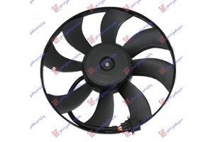 Βεντιλατερ (ΜΟΤΕΡ+ΦΤΕΡΩΤΗ) (390mm) Skoda ROOMSTER-PRAKTIK 06-10 - 030806480