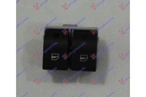 Διακοπτης ΠΑΡΑΘ. Εμπρος (ΑΥΤΟΜΑΤΟΣ) (Μαύρη Φίσα) (Διπλός) (2/4Π Για Εμπρος ΤΖΑΜΙΑ) (4pin) Αριστερα Seat Ibiza 02-08 - 025307172