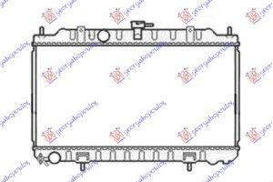 Ψυγειο 1.5-1.8 (360x690) (ΙΑΠΩΝΙΚΟ) (400mm Αποσταση Ανω Βασεις ΒΕΝΤΙΛΑΤΕΡ) (KOYO) Nissan Almera (N16) Sdn 00-06 - 018006325