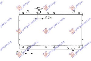 Ψυγειο Νερου 1,3-1,6 +/-A/C (35x70) Suzuki Liana 01-07 - 018206300