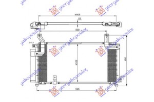 Ψυγειο A/C Για Ολα (64.5x30.4x1.8) Suzuki Liana 01-07 - 018206400