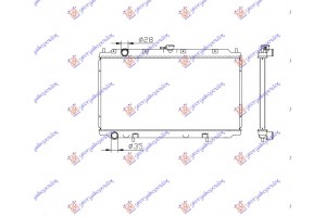 Ψυγειο 1.6-1.8i 16V (36x69.8) ΠΑΡ.ΟΔ. Nissan Primera (P11) 99-01 - 018306320