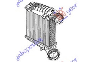 Ψυγειο Intercooler ΒΕΝΖ.(23x20,7x62) Skoda Superb 01-08 - 044506200