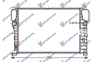 Ψυγειο Νερου 5.5-6.2 Petrol - 3.2-4.0 Πετρελαιο +/- A/C ΜΗΧΑΝΙΚΟ/ΑΥΤΟΜΑΤΟ (640x459) Mercedes E Class (W211) 02-09 - 018806320