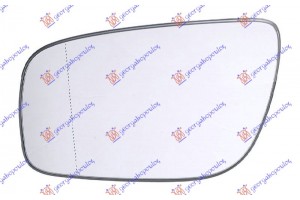 Κρυσταλλο Καθρεφτη ΘΕΡΜΑΙΝ. 06- (ASPHERICAL GLASS) Αριστερα Mercedes E Class (W211) 02-09 - 018807612