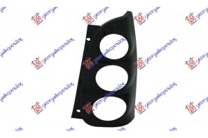 Κορνιζα Πισω Φανου -02 Μαυρη (ULO) Δεξια Smart Fortwo 98-07 - 019205531