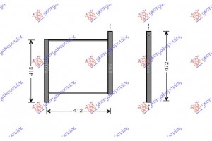 Ψυγειο Νερου Για Ολα (38x35) Smart Fortwo 98-07 - 019206300