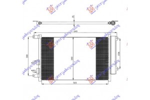 Ψυγειο A/C1.9JTD (56x34x1.6) Alfa Romeo 147 00-10 - 019406420