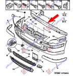 Τραβερσα Προφυλακτηρα Εμπρος Citroen C5 01-04 - 019603840