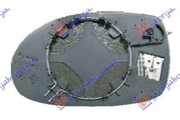 Δεξια Κρυσταλλο Καθρεφτη Μπλε Θερμαινομενο Citroen C5 01-04