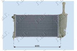 Ψυγειο 1,4CC 16V+/-A/C(58x30,8) (ΜΕ Σωληνακι Στο ΠΑΓΟΥΡΙ) Lancia Y 03-11 - 019706310