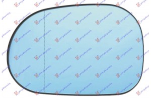 Κρυσταλλο Καθρεφτη Μπλε ΘΕΡΜΑΙΝ. -02 (ASPHERICAL GLASS) Αριστερα Mercedes Ml (W163) 98-05 - 019907612