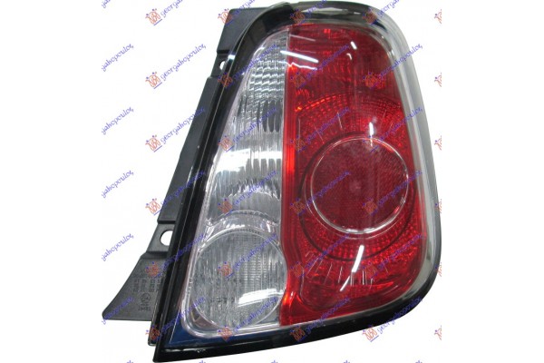 Φανος Πισω (SPORT) (ΜΑΥΡΟ ΠΛΑΙΣΙΟ) (Ε) Δεξια Fiat 500 07-15 - 020205821