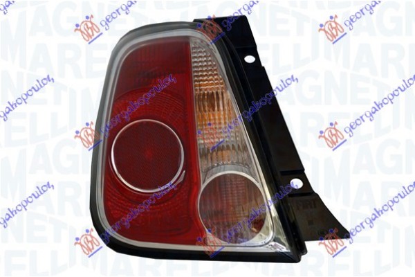 Φανος Πισω (SPORT) (ΜΑΥΡΟ ΠΛΑΙΣΙΟ)(MAREL Αριστερα Fiat 500 07-15 - 020205824