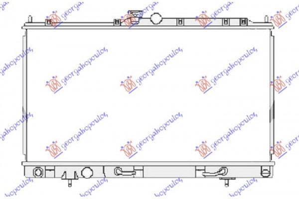 Ψυγειο ΝΕΡΟΥ1.3-1.6-2.0 Βενζινη Αυτοματο (685x375) (MAHLE BEHR)MITSUBISHI Lancer 04-08 - 021606320