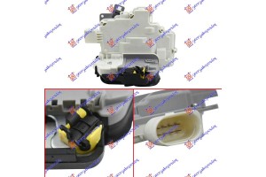 Κλειδαρια Πορτας Πισω ΗΛΕΚΤ/ΚΗ (8pin) Αριστερα Audi A4 04-07 - 021707222