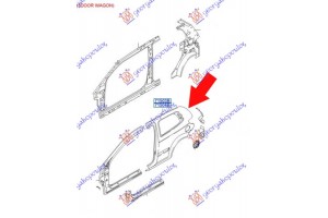 Φτερο Πισω 3Π (Γ) Αριστερα Hyundai Getz 02-05 - 022101692