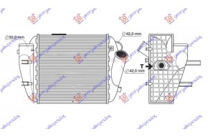 Ψυγειο Intercooler 2.5 Tdi Πετρελαιο (200x190) (ΑΡΙΣΤΕΡΟ) Audi A4 04-07 - 021706250