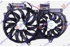 Βεντιλατερ Ψυγειου Κομπλε (ΔΙΠΛΟ) 2.4-3.0-3.2 Βενζινη (380/280mm) Audi A4 04-07 - 021706450