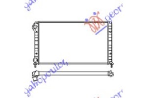 Ψυγειο 1,2-1,6i-1,9D-JTD -AC(64x41.5x30) Fiat Doblo 01-05 - 022806330