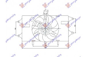 ΒΕΝΤΙΛ.ΨΥΓ.ΚΟΜΠΛΕ (1.2 BENZ) + A/C Fiat Doblo 01-05 - 022806440