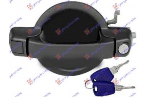 Χερουλι Πορτας Εμπρος Εξω Κομπλε Με Κλειδι Αριστερα Fiat Doblo 01-05 - 022807844