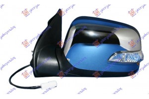 Καθρεφτης ΗΛΕΚΤ. Χρωμιο Με Φλας Αριστερα Isuzu P/U D-MAX 02-07 - 023007599