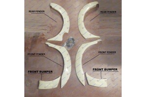 Πλαστικες Κουρμπες Σετ 4Π Nissan P/U (D22) Navara 2WD-4WD 01-10 - 023106540