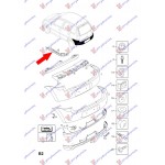 Βαση ΠΡΟΦΥΛ. Πισω Πλαινη Πλαστικη Δεξια Opel Meriva 03-10 - 023704301