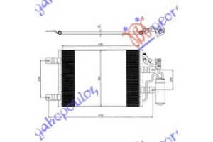 Ψυγειο A/C (OPC)-1,3-1,7 Cdti (50x36x18) Opel Meriva 03-10 - 023706410