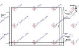 Ψυγειο A/C (52x37,5) (ΟΛΑ Τα ΜΟΝΤΕΛΑ) Smart Forfour 04-15 - 023806400