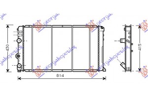 Ψυγειο Νερου 1.9-2.5-2.8DTi Πετρελαιο +/- A/C (729x399) -03 Nissan Interstar 02-09 - 085106300