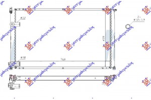 Ψυγειο Νερου 2.5 Πετρελαιο +/- A/C (760x459) (MAHLE BEHR)RENAULT MASTER/MASCOTT 98-09 - 084806320