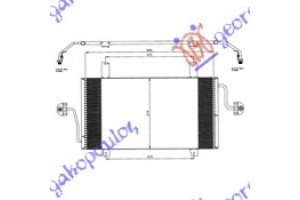Ψυγειο A/C 2.5 Πετρ 99-01 (68.2x37.8)OPEL Movano 98-09 - 023906410