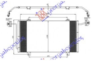 Ψυγειο Α/C 1.9 -2.2-2.8 Dti 99-01 (68.2x37.8 Renault MASTER/MASCOTT 98-09 - 084806420