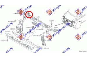 Ποδια Εμπρος Ανω Nissan Micra (K12) 02-10 - 024400200