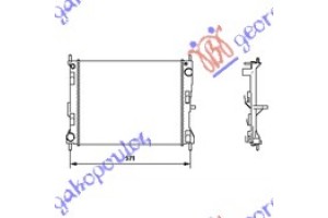 Ψυγειο 1.5 Πετρελαιο (-A/C) (49.4x41.5x2.3) Αγγλιας Nissan Micra (K12) 02-10 - 024406320