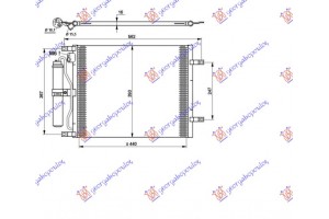 Ψυγειο A/C 1.5 Dci (49x37.6x1.6) Nissan Micra (K12) 02-10 - 024406410