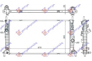 Ψυγειο RS305-350-ST225 Βενζινη (67x36,5) Ford Focus 04-08 - 024706330