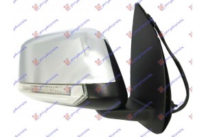 Καθρεφτης ΗΛΕΚΤ. ΘΕΡ. (Μ/ΦΛΑΣ&ΦΩΣ ΑΣΦΑΛΕΙΑΣ) (ΧΡΩΜΙΟ) 08- (CONVEX GLASS) Δεξια Nissan P/U (D40) Navara 2WD-4WD 05-10 - 024907508